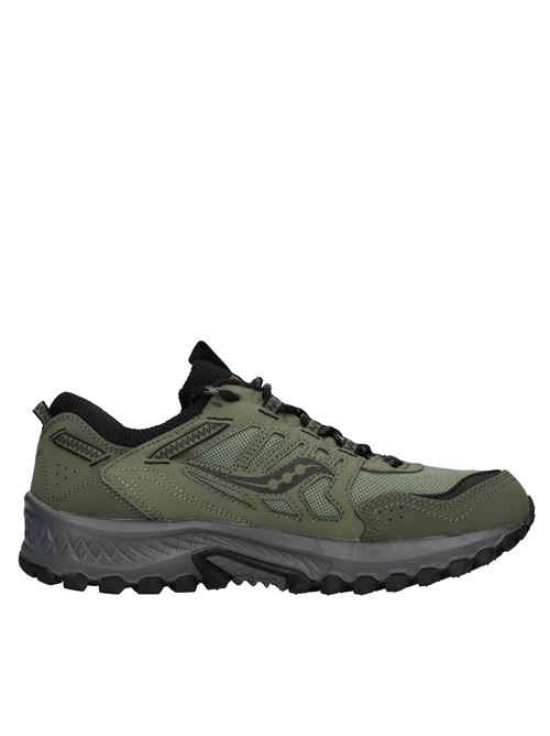 Fabric and rubber sneakers SAUCONY | GRID PEAK GTXVERDE-NERO